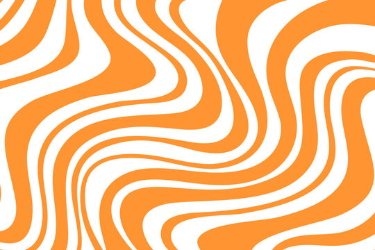 Striped caramel pattern. Abstract striped wavy texture. Peanut butter background.