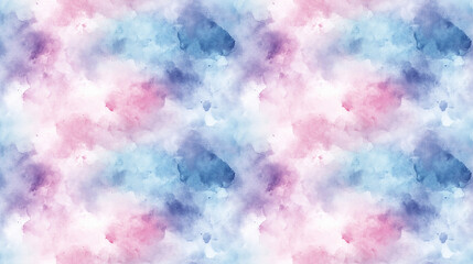 Seamless texture pattern featuring soft pastel watercolor hues ideal for fabric design and backgrounds