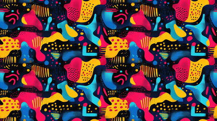 Cool abstract texture pattern featuring vibrant colors and intricate shapes ideal for contemporary design projects