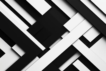 Structured geometric background in classic black and white tones