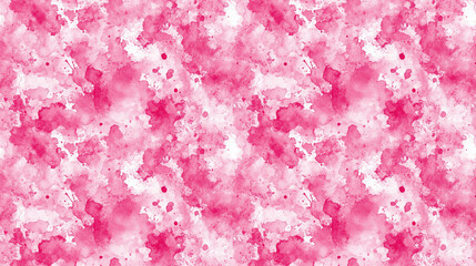 Fototapeta premium Seamless pink tie dye pattern featuring aquarelle crumpled splashes and watercolor splatters ideal for fabric and wallpaper designs