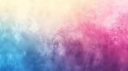 Fototapeta premium A soft abstract painting with a dreamy gradient of purple, pink, and blue tones, blending seamlessly for a serene atmosphere.