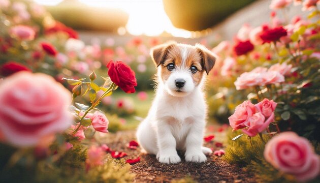 Jack Russell Terrier Welpe