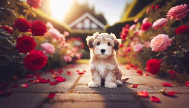 Golden Doodle Welpe