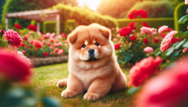 Chow Chow Welpe