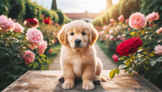 Golden Retriever Welpe