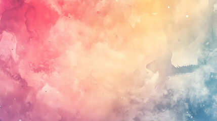 Obraz premium Warm pastel cloud texture in shades of pink, orange, and light yellow for a soft, dreamy feel