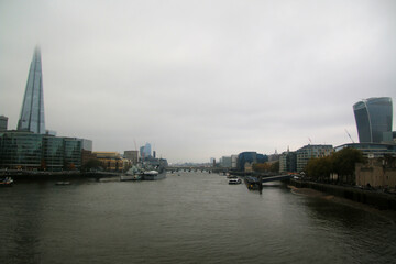 Naklejka premium A view of the River Thames in London