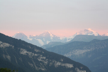 Sonnenuntergang Berge