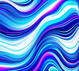 Blue and colorful wavy dynamic motion graphics. light motion shape curve. wavy banner template. background texture, neat cracks, 8k quality. generative ai	