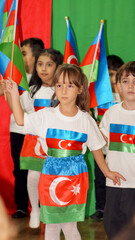 Fototapeta premium celebration of victory day in Azerbaijan