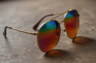 sunglasses on the beach