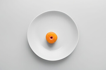 egg on a white background