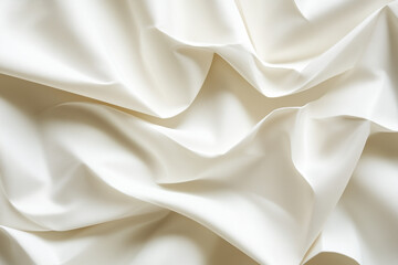 Obraz premium Crinkled and folded white paper