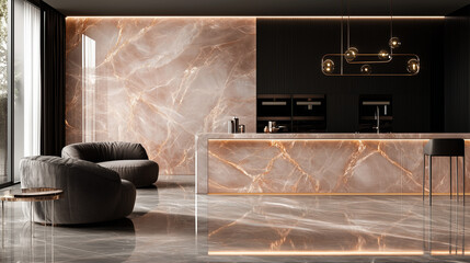 pink marble slab