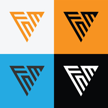 Creative professional FNM logo template