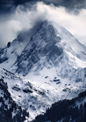 Obraz premium Mountain Summit Landscap