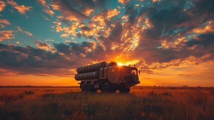 Anti-aircraft missile system in combat readiness, operational readiness and protection of strategic assets