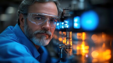 Worker performing quality assurance tests on electronics, showcasing the importance of precision and quality control in high-tech manufacturing