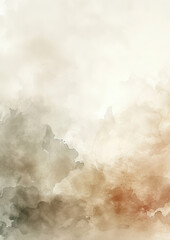 Naklejka premium watercolor shapes soft beige colors