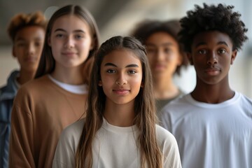 Fototapeta premium Young Counseling Therapy Group: Supporting Diversity with Multicultural Individuals