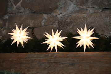 Weihnachtsmarkt im Winter