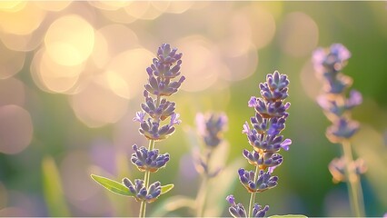 Macro photo of a lavender flower