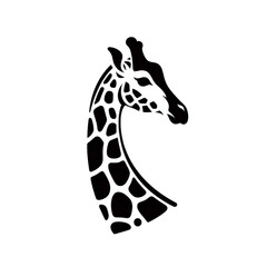 giraffe silhouette vector Illustration