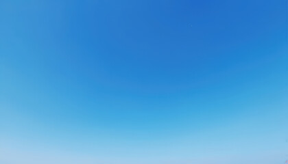 Midday Blue Sky Background