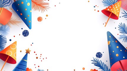 Obraz premium New Year vibrant abstract swirls and curves for backgrounds