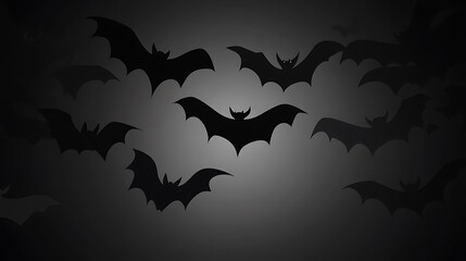 Fototapeta premium Halloween shadowy crimson background with playful spiderweb illustrations