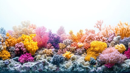Fototapeta premium Vibrant Coral Reef Underwater