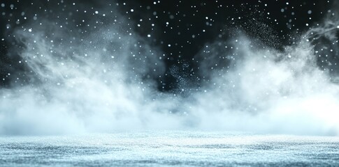 A modern texture of a cold winter wind on a transparent background. A snow effect on Christmas.