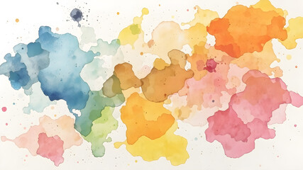 Fototapeta premium Colorful watercolor background. Abstract watercolor background template . Abstract Modern Backgrounds. Abstract