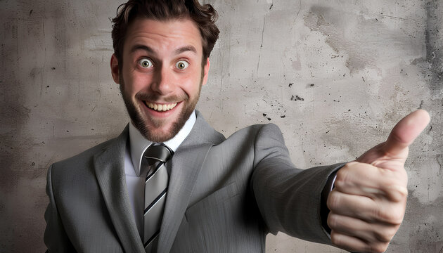 Business man pointing the text: Its Time For a New Job