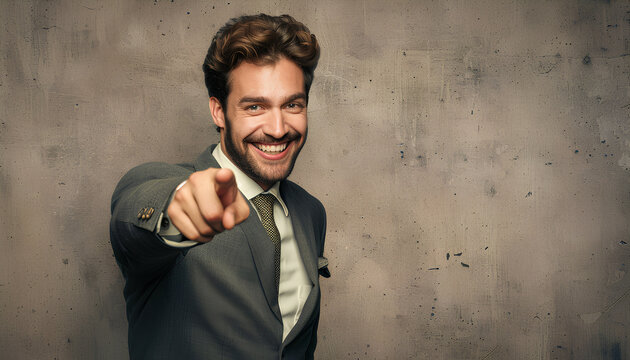 Business man pointing the text: Its Time For a New Job