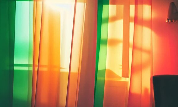 Sunlight Through Curtains
