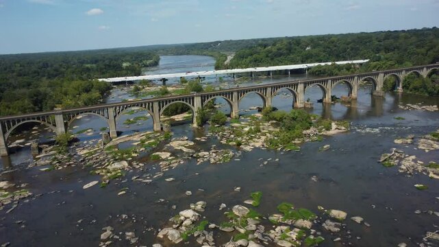 Atlantic Coastline Bridge drone footage