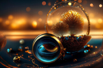 Obraz premium abstract photography in high definition of shapes and colors