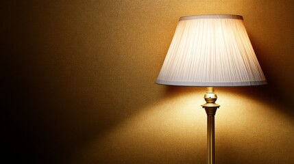 A lamp that is sitting on a table