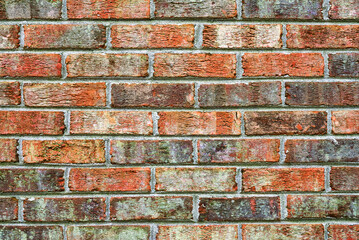 red brick wall