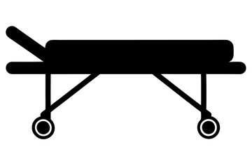 Stretcher icon isolated sign symbol vector illustration.