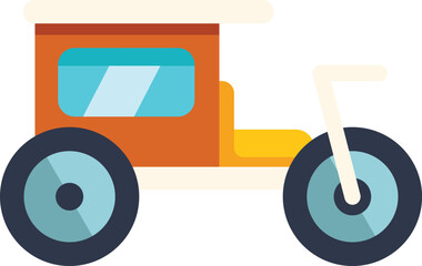 This icon features a modern velomobile, showcasing the fusion of cycling and comfort in a stylish design