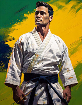 portrait of brazilian ju jitsu master