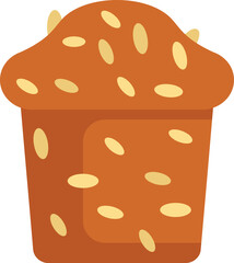 Delicious freshly baked bread loaf sprinkled with sunflower seeds, perfect for breakfast or a snack