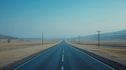 Fototapeta premium road, highway, sky