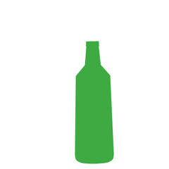 Green Bottle Illustration 