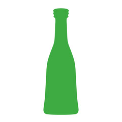 Green Bottle Illustration 