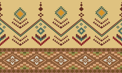 Seamless pattern ethnic oriental pattern traditional. Aztec geometric art ornament print. Design for carpet,cover.wallpaper,wrapping,fabric,clothing.decor style.vector seamless pattern.blanket,rug.