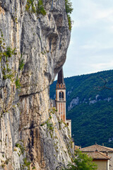 Wallfahrtsort Madonna della Corona in der Gemeinde Ferrara di Monte Baldo, Provinz Verona/Venetien 
